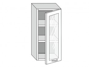 19.40.3 Шкаф настенный (h=913) на 400мм с 1-ой стекл. дверцей в Краснокамске - krasnokamsk.магазин96.com | фото