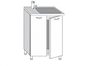 2.60.2мн Шкаф-стол на 600мм под накладную мойку с 2-мя дверцами в Краснокамске - krasnokamsk.магазин96.com | фото