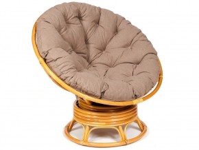 Кресло-качалка Papasan w 23/01 B с подушкой Honey, экошерсть Коричневый в Краснокамске - krasnokamsk.магазин96.com | фото