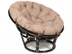 Кресло Papasan 23/01 W с подушкой Antique brown, экошерсть Коричневый в Краснокамске - krasnokamsk.магазин96.com | фото