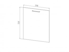 П 60 Комплект для посудомоечной машины 600 мм (цоколь + фасад) ЛДСП в Краснокамске - krasnokamsk.магазин96.com | фото
