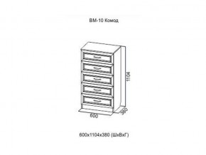 ВМ-10 Комод в Краснокамске - krasnokamsk.магазин96.com | фото